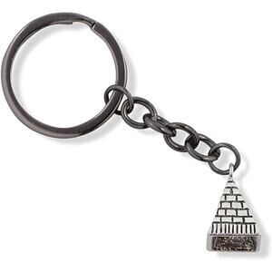 Pyramid Charm Keychain